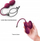 Toptha Kegel Dorcel Love Balls Plum, përforcim i muskujve të pelvisit, ngjyrë lejla e errët