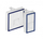 Adapter jednomodulowy prosty 22,5x45mm dla 1xRJ45 lub 1xRJ 12 DC/FA-644-1SP
