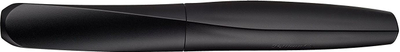 Stilolaps stilograf Pelikan Twist P457, me fishekë boje, majë çeliku inoks, i zi