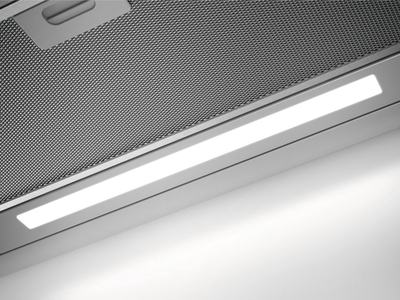 Aspirator i integrum AEG DPE5660M, teleskopik 60 cm, me dritë LED, inox