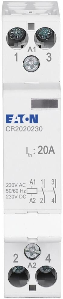 Kontaktor instalimi Eaton CR2020230, 20A, 230V AC/DC, 2NO