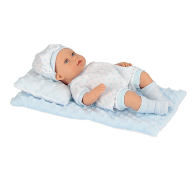 Kukull bebe Mega Creative Baby Doll 33 cm, trup gome, 33 cm, bojë e hapur