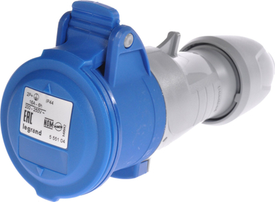 Prizë portative Legrand TEMPRA PRO 555104, 16A, 230V, IP44, blu