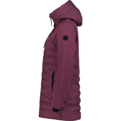 Xhaketë softshell për goca Icepeak EP ALMYRA, e zgjatur, me kapuç, vjollcë