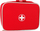 Set lodër doktoreshe Leantoys Wooden First Aid, dru, me çantë, e kuqe