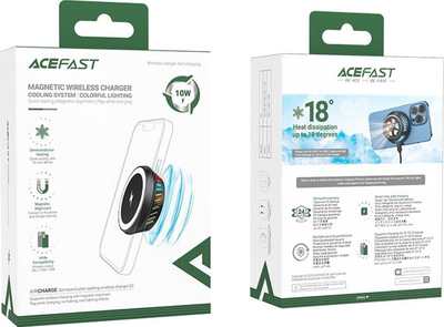 Karikues wireless Acefast E2, 2A, gri e errët