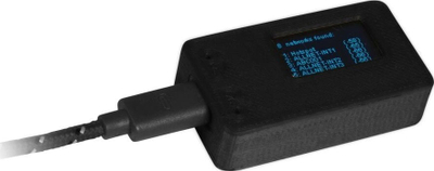 Kuti mbrojtëse 4duino IoT WLAN Display, për ESP32, e zezë