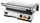 Grill elektrik Sage The Smart Grill SGR820BSS2EEU1, 1800W, pllaka jo-ngjitëse, argjendtë
