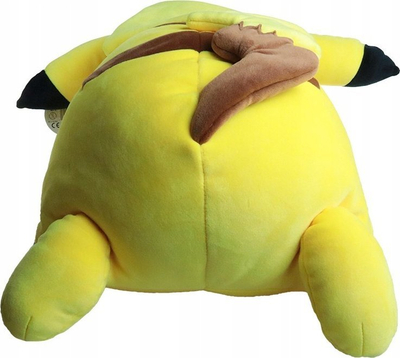 Lodër pellushi Pokémon Pikachu Sleeping, 18", premium, e verdhë