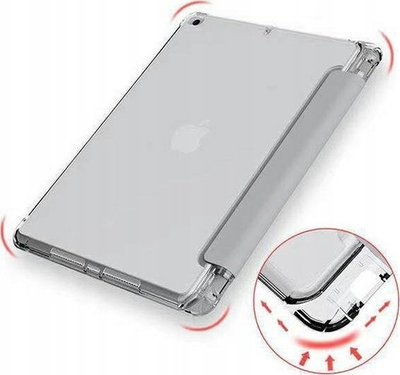 Mbulesë Mercury Clear Back Cover për iPad 10.9" 10 Gen 2022, mbrojtje 360°, mbajtëse për Apple Pencil, blu navy