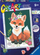Set pikturimi me numra Ravensburger CreArt Fox With Flowers, 15 ngjyra, për kalamaj 9+