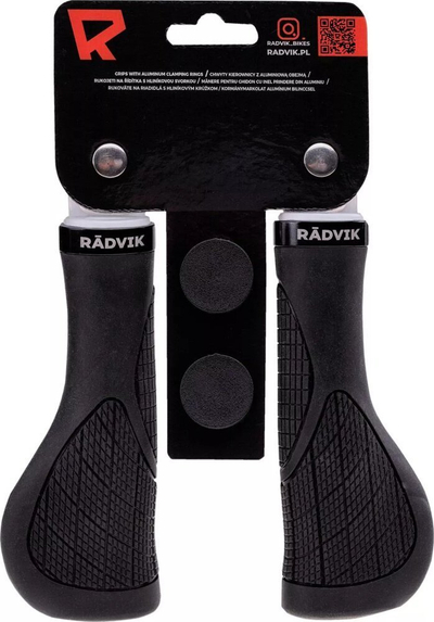 Doreza biçiklete Radvik CROSSGRIP 92800515824, ergonomike, për timon 22mm, të zeza