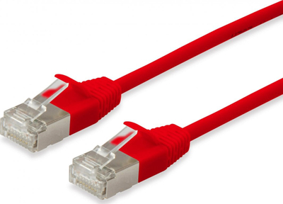 Kabull rrjeti Equip Patch Cat6A Slim, 5m, 10 Gbit/s, i kuq
