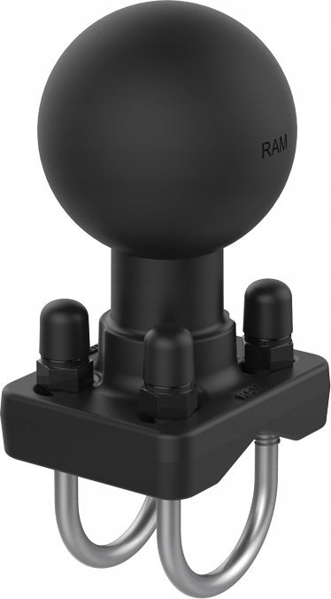 Bazë montimi RAM Mounts RAM-D-235U, D-Size 2.25", për tuba 1-1.25", e zezë