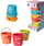 Set kovash banje Askato Bath Buckets, 5 copa, shumëngjyrëshe