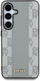 Mbulesë DKNY Leather MagSafe për Samsung Galaxy S25, me figura shahu, bezhë