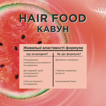Shampo flokësh Garnier Fructis Hair Food Watermelon, volum, 350ml
