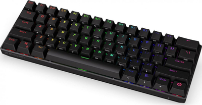 Tastierë gaming Endorfy Thock Compact Wireless Red, mekanike, RGB, US layout, e zezë