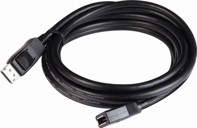 Kabllo DisplayPort Club 3D CAC-1023, 3m, 8K, e zezë