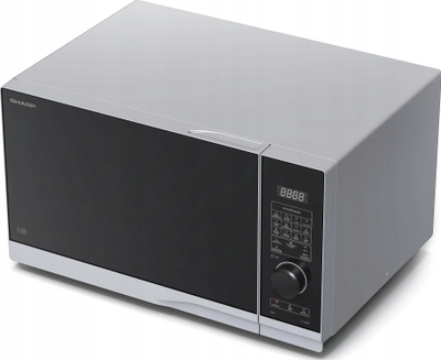 Furrë me mikrovalë Sharp YC-PC284AE-S, 28L, 900W, me grill, e zezë argjendi