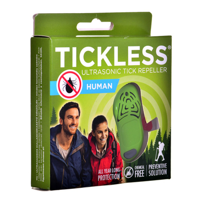 Pajisje kundër rriqrave Tickless Human Pro-102GR, ultratinguj, pa kimikate, jeshile