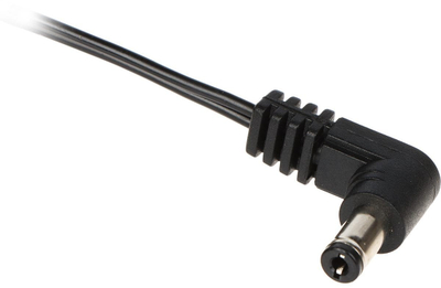 Kabllo furnizimi DC PS305, 12V 1A, prizë 2.1/5.5 mm këndore, e zezë