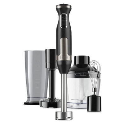Blender dore Black+Decker BXHBA1500E, 1500W, inox, i argjendtë