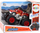 Makinë lodër off-road Lean Toys Alloy, rrota të mëdha gome, me fërkim, e kuqe