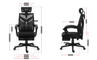 Karrige gaming HUZARO COMBAT 5.0, 140kg, e zezë