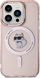 Mbulesë telefoni Karl Lagerfeld IML Choupette, MagSafe, për iPhone 15 Pro, rozë
