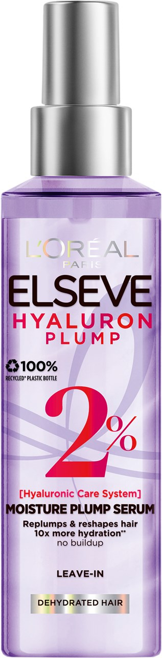 Sprej për flokë L’Oreal Paris, Elseve Hyaluronic Plump Leave-In, 200 ml