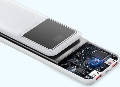 Powerbank Vention FHKW0, 10000mAh, 22.5W, i bardhë