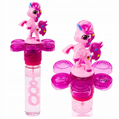 Lodër flluska sapuni LEAN Toys Unicorn, 20 cm, me drita, shumëngjyrëshe
