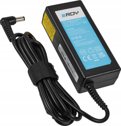 Karikues laptopi Green Cell RDY AD25RDYV2, 65W 19V 3.42A, prizë 5.5 x 2.5mm, i zi