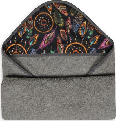 Peshqir banje me kapuç BabyMatex Large Bath Cover, 100x100 cm, pambuk, me print