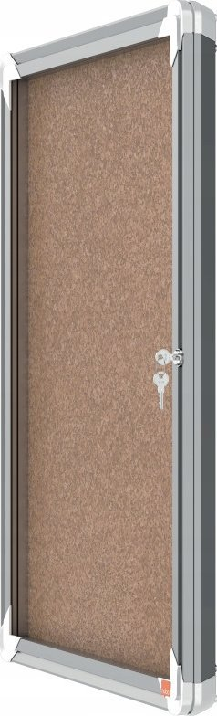 Kasetë njoftimesh Nobo Premium Plus 1902561, murale, tapet kork për 4x A4, me xham