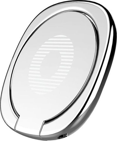 Mbajtëse unazë për telefon Baseus Privity SUMQ-0S, metalike, magnetike, argjend
