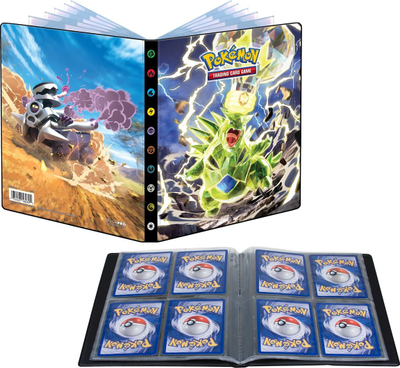 Album letra Pokémon Scarlet & Violet 3, 4 xhepa në faqe, A5, shumëngjyrësh