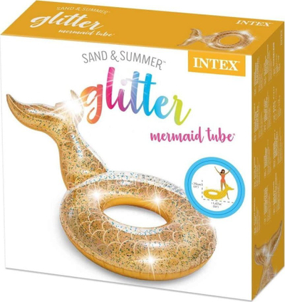 Rreth noti Intex Swimming Tail 56258, i fryrë, me shkëlqim, shumëngjyrësh