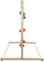 Lojë oborri Tikapuugolf Ladder Golf, dru 60×50×90 cm, topa blu e kuqe, ngjyrë natyrale