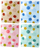 Qese dhurate Gift Bag Dot Pattern Gold Pastel, 32 × 26 × 10 cm, shumëngjyrëshe