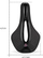 Selino biçiklete Rockbros MTB, ergonomike, 27 x 15.5 cm, e zezë