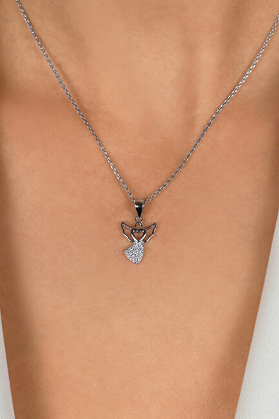 Pendant Brilio Silver, i argjendtë/transparente