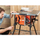 Sharrë tavoline Black&amp;Decker BES720, 1800 W, teh 254 mm, portokalli