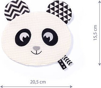 Lodër gjumi BabyOno Happy Panda, për foshnje, pelush, shumëngjyrëshe