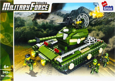 Set blloqesh Alle Blox Military Tank, 563 copa, 6+, jeshile