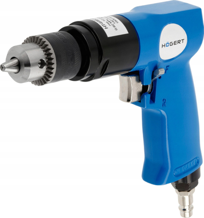 Stërvitëse me ajër Hogert Technik HT4R635, 1800 RPM, mandrinë 3–10 mm, blu