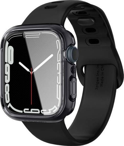 Mbulesë mbrojtëse Spigen Ultra Hybrid për Apple Watch 9/8/7 45mm, transparente
