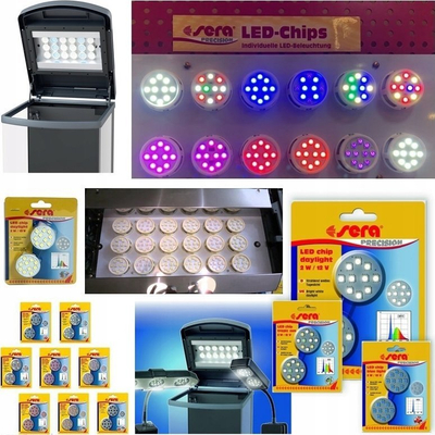 Diodë LED Sera Chip, 2W 12V, dritë blu, 2 copë