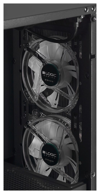 Kutia kompjuterike Logic Concept Atos, Micro ATX, ARGB, e zezë